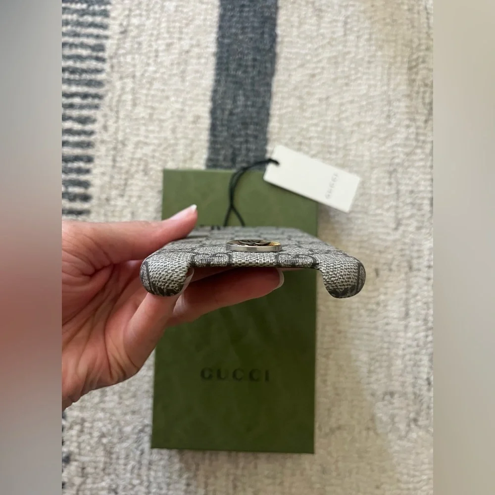 NWT 🤎 Gucci Ophidia iPhone 14 PLUS / iPhone 15 PLUS iPhone Case - Picture 7 of 9